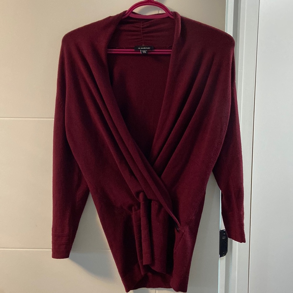 Nice Burgundy Sweater.
